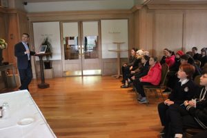 Junior Entrepreneurs visit Ballygarry Hotel.